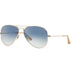 Ray-Ban Sunglasses Gold & Blue Aviators